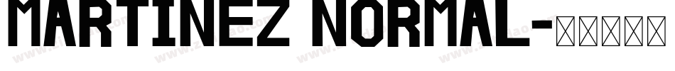 Martinez Normal字体转换